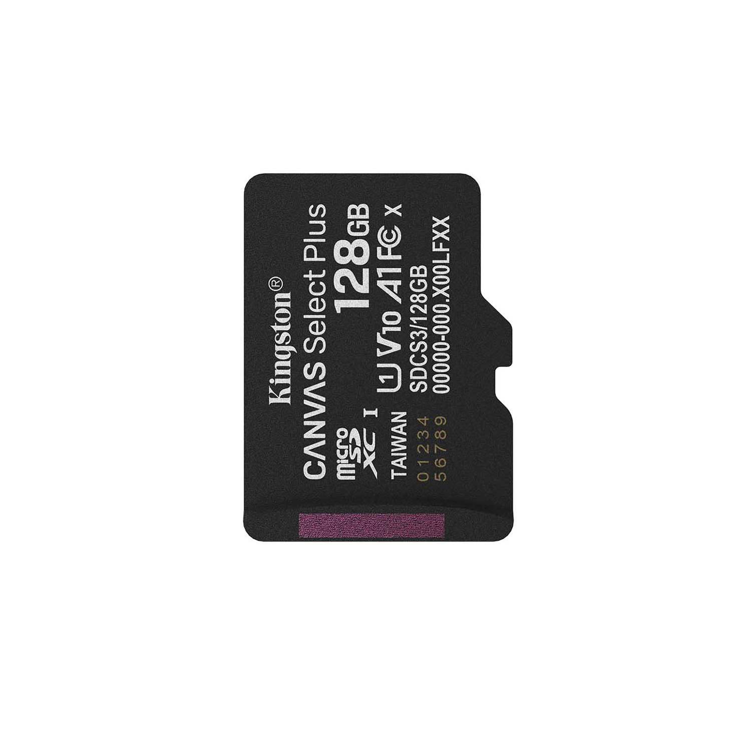 Kingston Canvas Select+ G3 microSD atminties kortelė 128GB 150MB/s