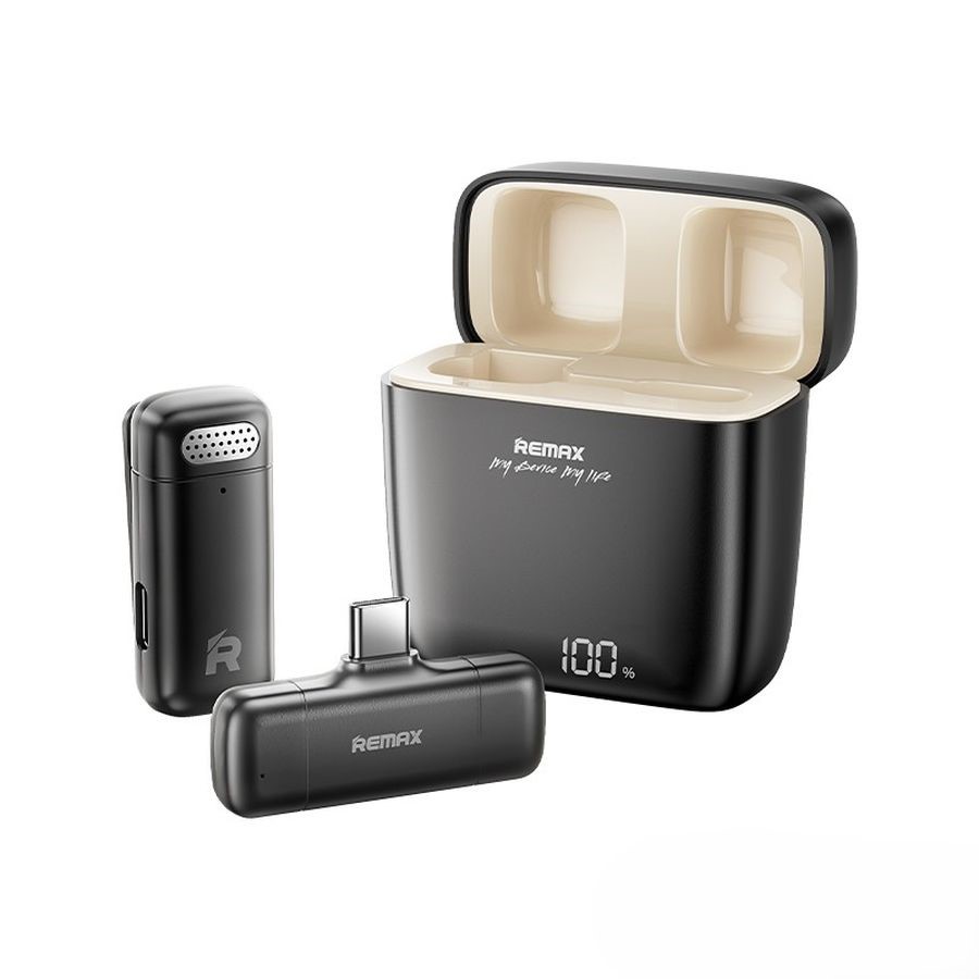 Remax microphone K13 with clip USB-C black