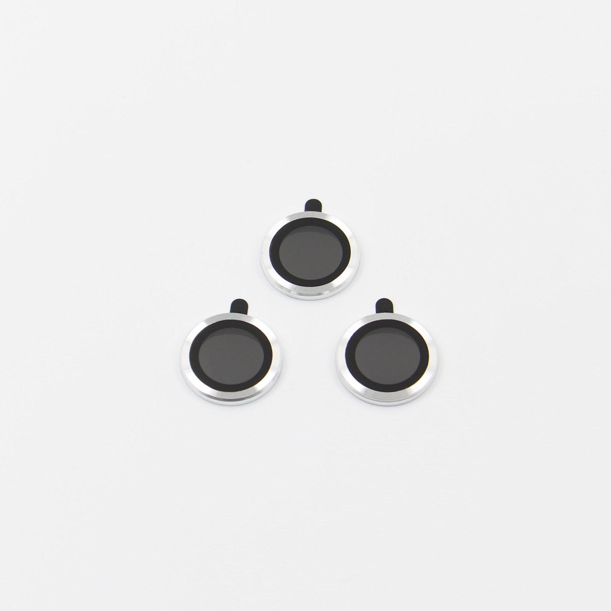 Lens Glasses Set for iPhone 17 Pro Silver