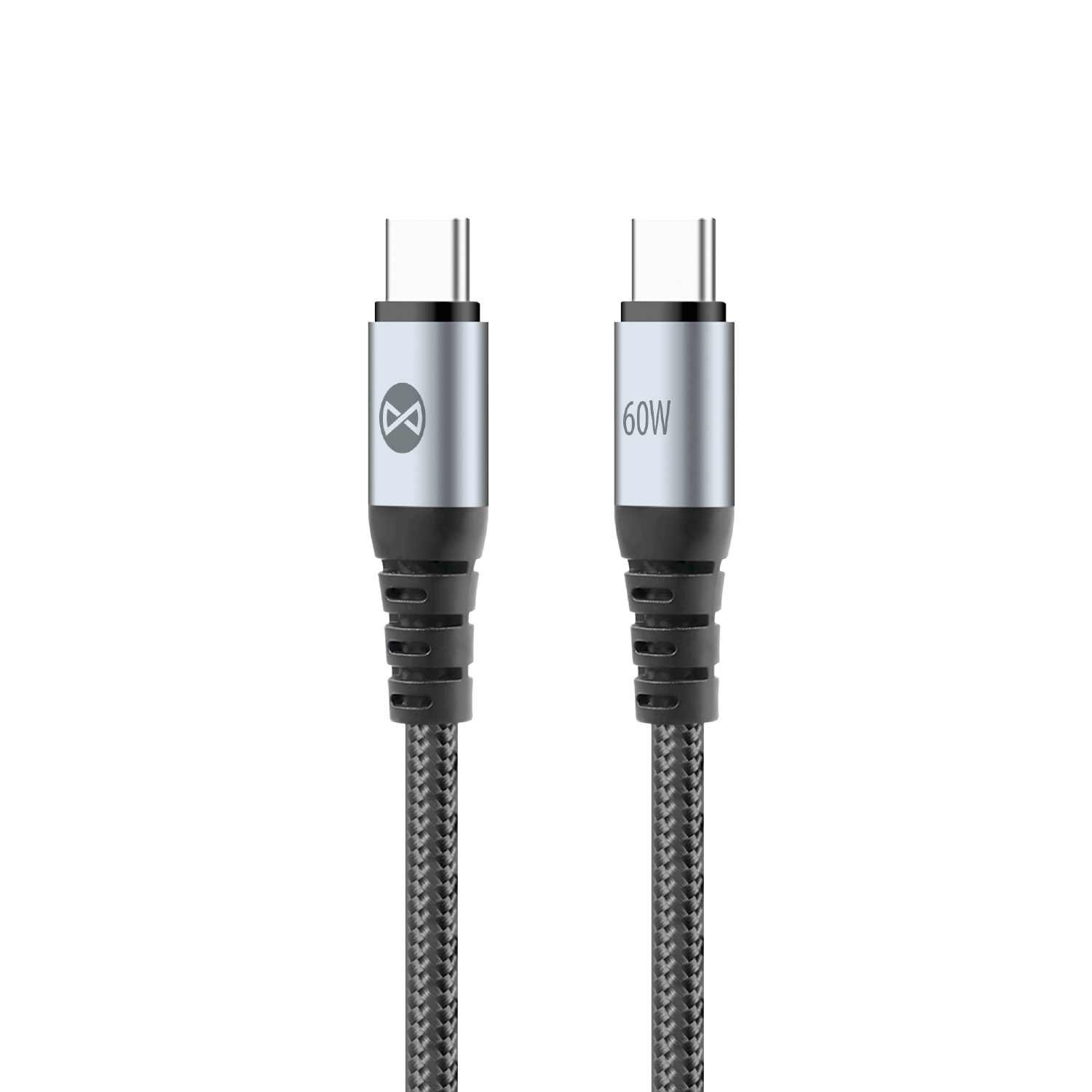 Forever Braix кабель USB-C - USB-C 1,0 m 60W черный