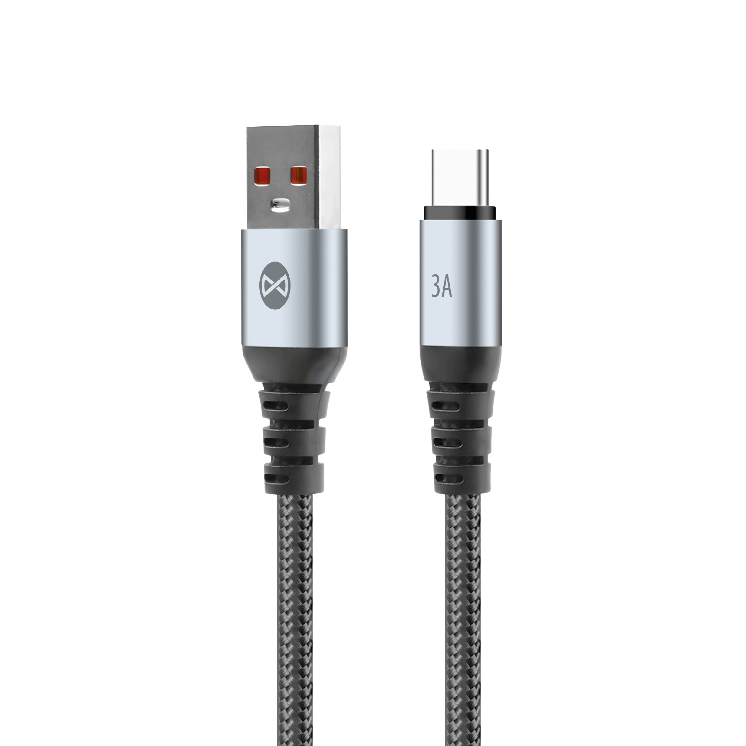 Forever Braix кабель USB - USB-C 1,0 m 3A черный