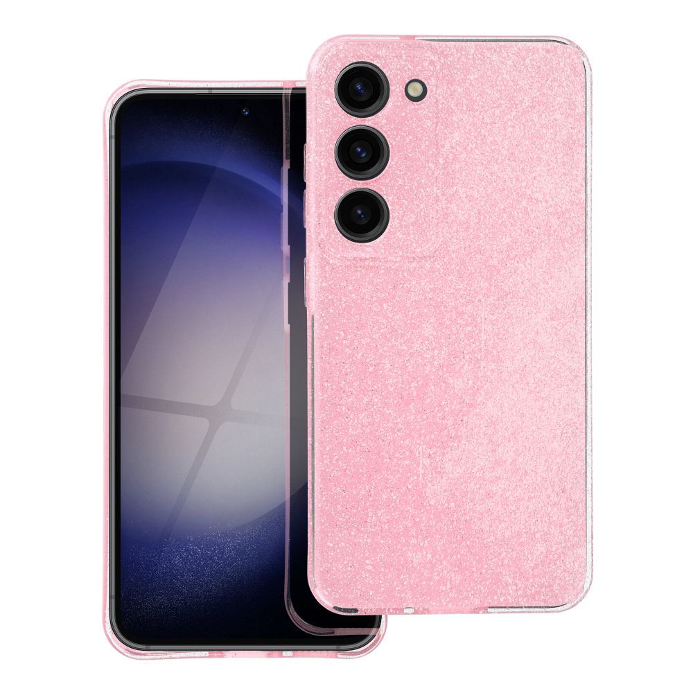 Samsung A37 5G skaidrios spalvos korpusas 2 mm Blink pink