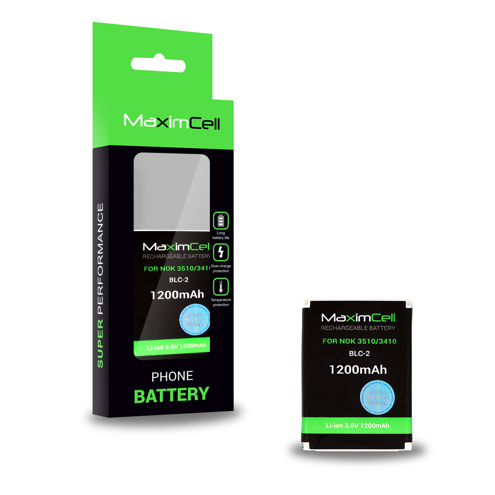 Maximcell аккумулятор для Nokia 3510/3410 (BLC-2) 1200mAh Li-ion