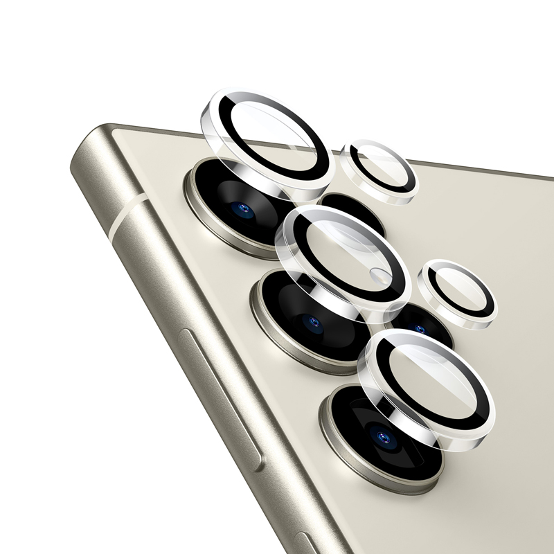 Crong Lens Ring tempered-glass camera-lens protector for Samsung Galaxy S24 Ultra, clear