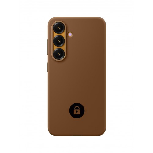 Telefono dėklas Silicone Cover, skirtas Samsung S938 S25 Ultra / ruda / pakuotėje