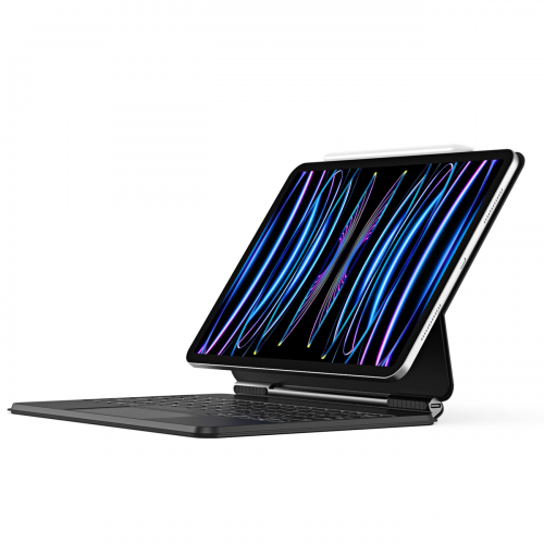 Dux Ducis MK Series dėklas su Bluetooth klaviatūra iPad Pro 11" 2024 - juodas