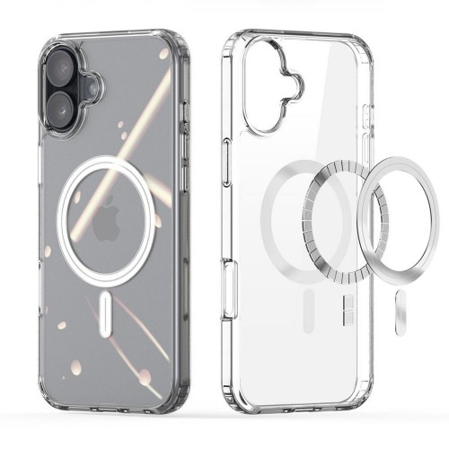 Dėklas Dux Ducis Clin Magsafe Apple iPhone 16e skaidrus
