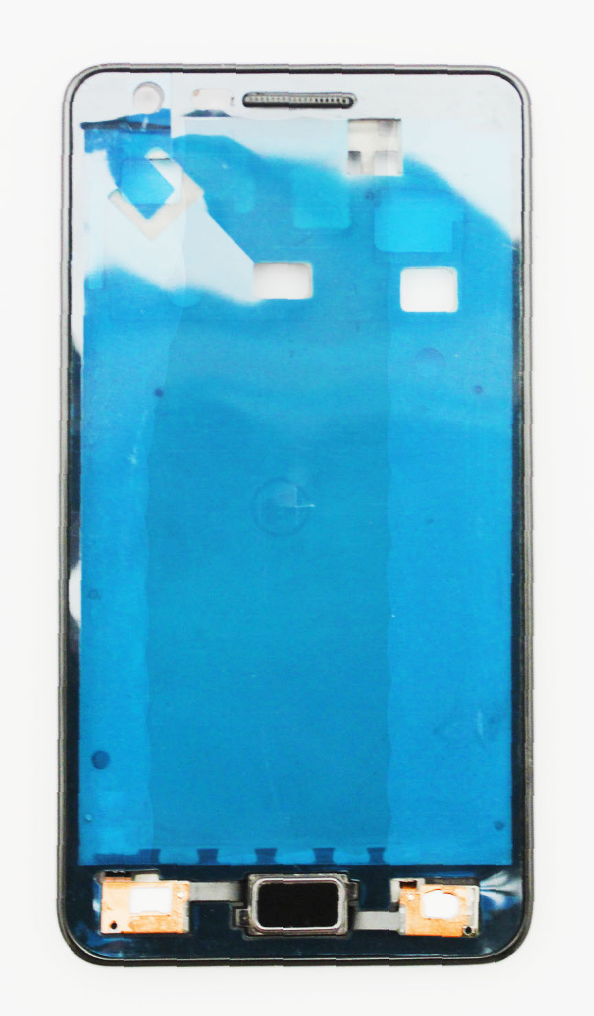 Rėmelis LCD ekranui Samsung i9100 S2 su mygtuką Home flex juodas ORG