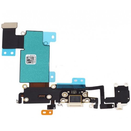 Įkrovimo jungtis skirta Apple iPhone 6S Plus 5.5 su flex balta HQ