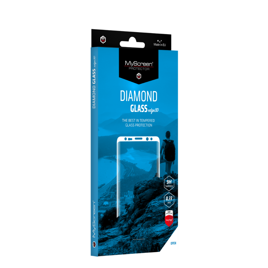 MyScreen DIAMOND GLASS edge3D Black Samsung Galaxy S22 Ultra