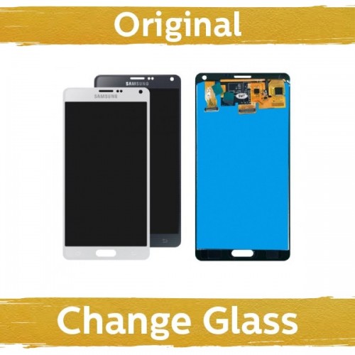 LCD Ekranas Samsung N910 Note 4 baltas (Atnaujintas: Kinija)
