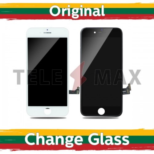 LCD Ekranas iPhone 7 baltas (Telemax Renewed)
