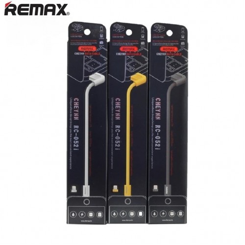 USB Laidas Remax Cheynn RC-052i sidabrinis Lightning 100cm