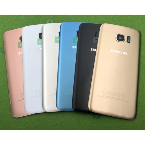 Back Cover Compatible With Samsung G935F S7 Edge Blue HQ
