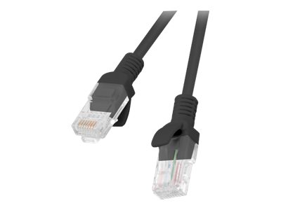 Lanberg kabelis Cat.6 UTP 0.25m juodas