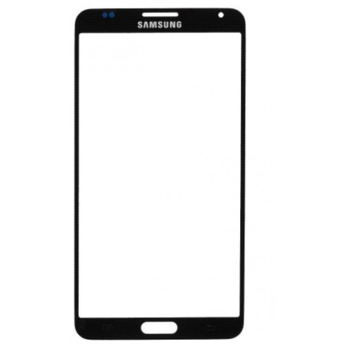 Outer Screen Glass Compatible With Samsung N9005 Note 3 Black HQ