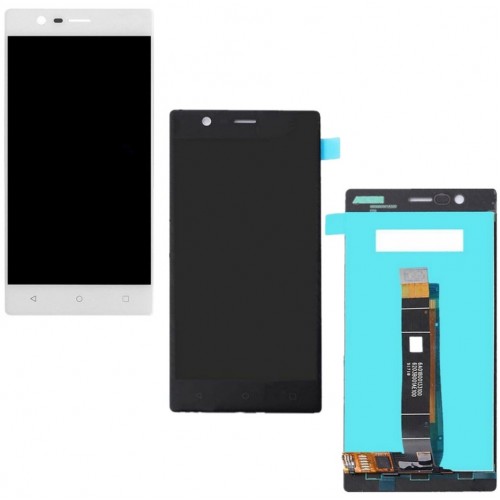 LCD Display Compatible With Nokia 3 Black HQ