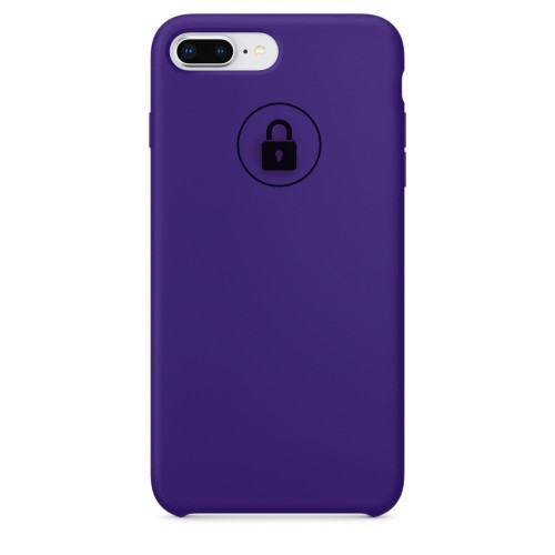 Phone Case "Silicone Case" for iPhone 7 Plus (8 Plus) / Ultra Violet / in package