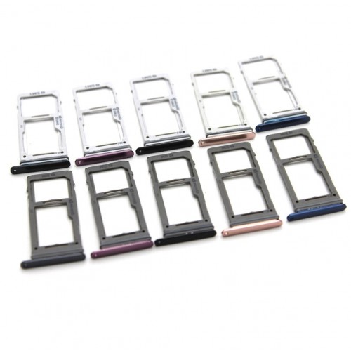 SIM kortelės laikiklis, skirtas Samsung G960 S9 / G965 S9+, juodas
