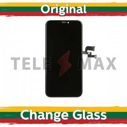 LCD дисплей совместимый с iPhone X черный (Telemax Renewed)