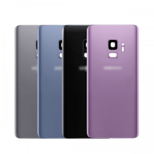 Back Cover Compatible With Samsung G960 S9 / Midnight Black / (with camera lens) HQ