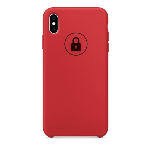 Telefono dėklas Silicone Case skirtas Apple iPhone Xs Max / Red Product / pakuotėje