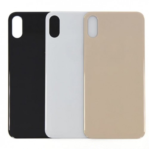 Galinis dangtelis suderinamas su iPhone XS / auksinis / (versija su didesne kameros skyle) / OEM