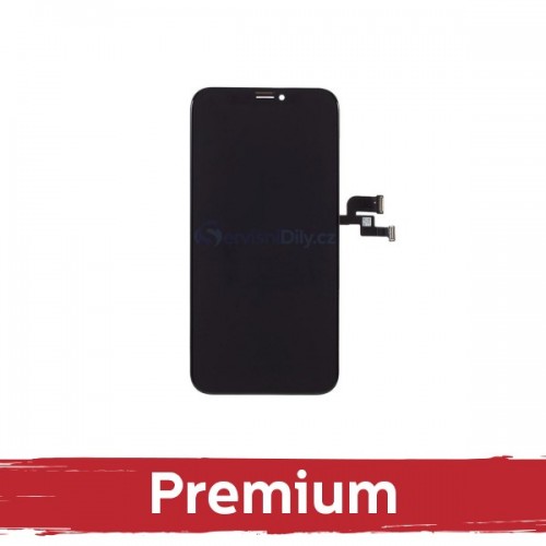 LCD дисплей совместимый с iPhone XS чёрный (Hard OLED / Premium)