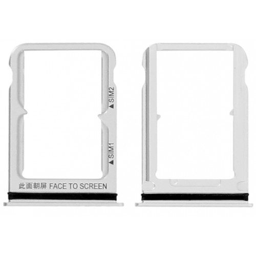 SIM Holder Compatible With Xiaomi Mi 8 SIM card holder White