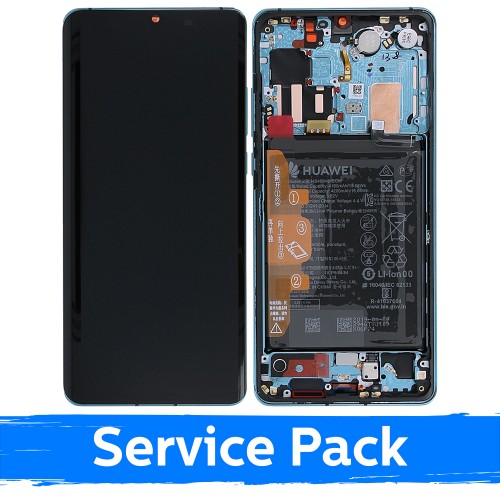 Ekranas skirtas Huawei P30 Pro su rėmeliu / Aurora / (Service Pack)