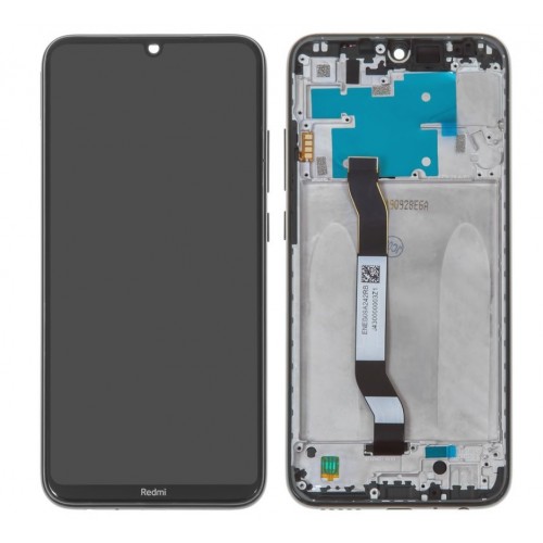 LCD Display Compatible With Xiaomi Redmi Note 8 (Note 8 2021) with Frame / Black / HQ