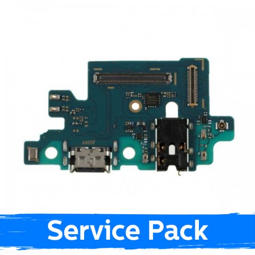 Įkrovimo jungtis suderinama su Samsung A405 A40 2019 su lanksčiąja jungtimi / Plata (Service Pack)