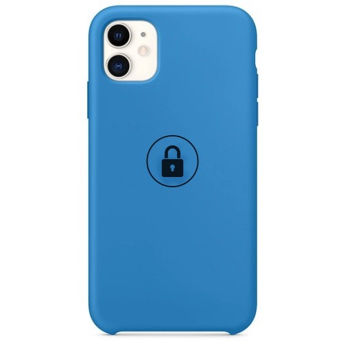 Telefono dėklas Silicone Case skirtas iPhone 11 Pro / Surf Blue / pakuotėje