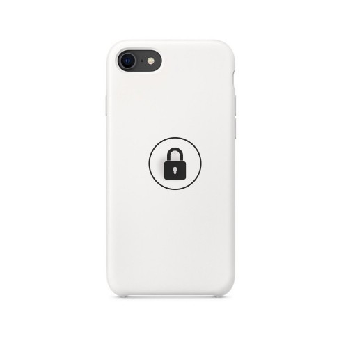 Telefono dėklas Silicone Case skirtas Apple iPhone SE 2020 / baltas / pakuotėje