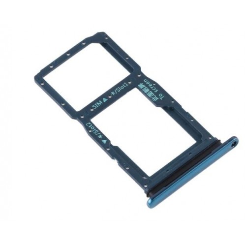 Держатель SIM-карты для Huawei P Smart Z синий