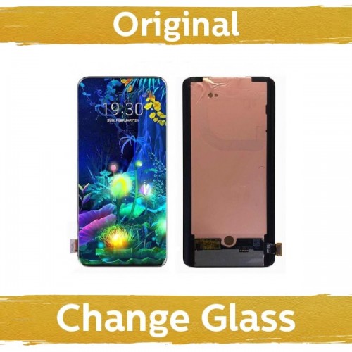 LCD ekranas suderinamas su OnePlus 7T Pro / 7 Pro juodas (atnaujintas: Kinija)