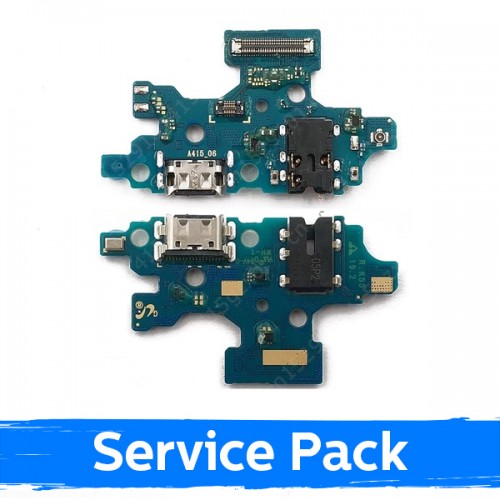 Разъём зарядки для Samsung A415 2020 A41 со шлейфом Plata (Service Pack)