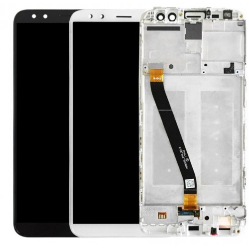 LCD Display Compatible With Huawei Mate 10 Lite White with frame HQ