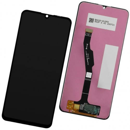 LCD ekranas suderinamas su Huawei Y6P 2020 juodas HQ