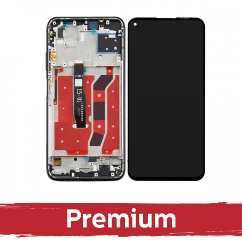 LCD Display Compatible With Huawei P40 Lite / Black / OEM