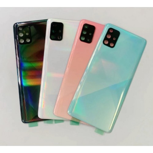 Galinis dangtelis skirtas Samsung A715 A71 / Prism Crush Black / (su kameros lęšiu) HQ