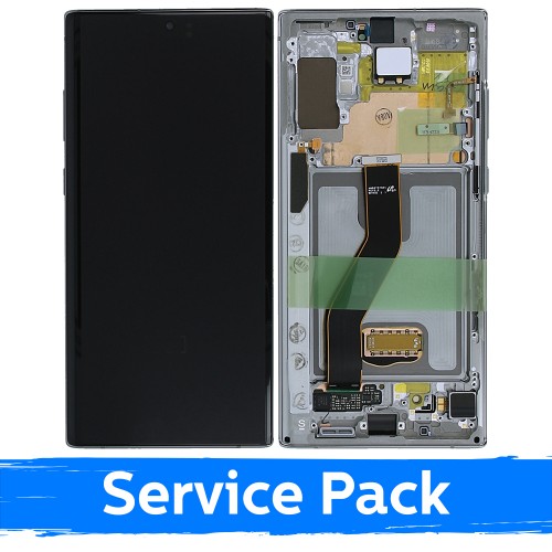 LCD Ekranas skirtas Samsung N975 Note 10 Plus su rėmeliu / Aura Glow / (Service Pack)