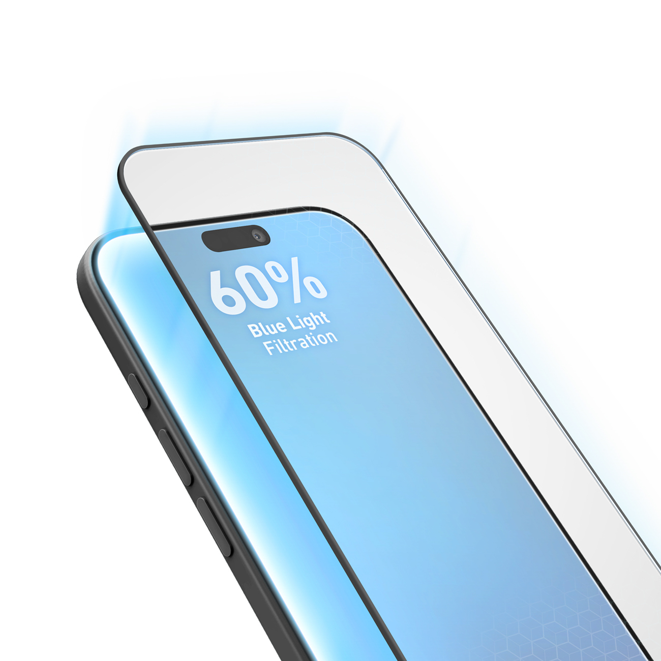 SBS Eyesafe grūdintas stiklas, skirtas iPhone Air, su aplikatoriumi