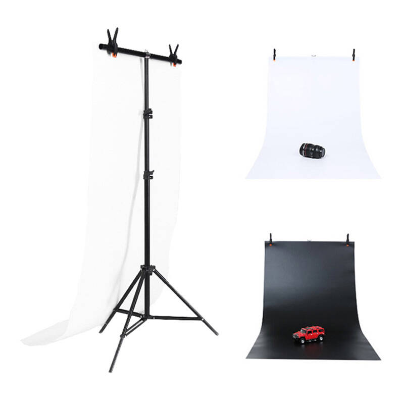 Foto studijos fono stovas Puluz 70x200cm + fonai 2 vnt. DCA0976