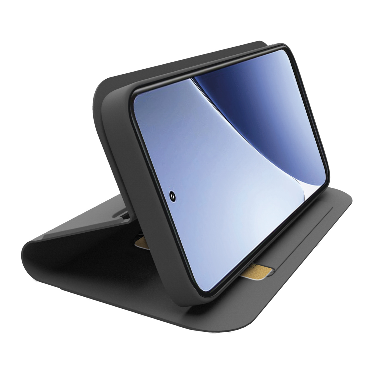 SBS Wallet Smooth dėklas su atlenkiamu dangteliu, skirtas Xiaomi 15 Pro - juodas