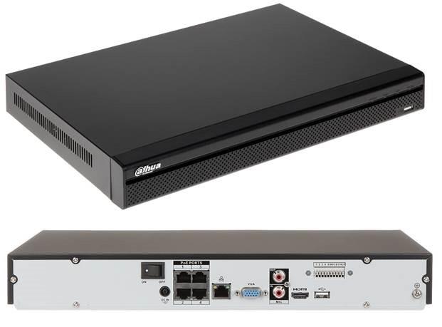 Dahua NVR4204-P-4KS2/L tinklo vaizdo įrašytuvas 4 kanalų 4 PoE