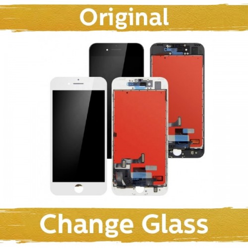 LCD дисплей для iPhone 7 Plus белый (DTP LG) (восстановленный: Китай)