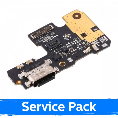 Įkrovimo jungtis suderinama su Xiaomi Mi A3 su flex juostele / Plata originali (Service Pack)