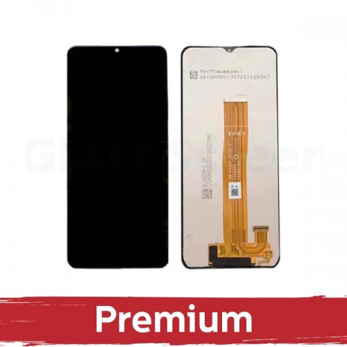 LCD ekranas suderinamas su Samsung A125 A12 juodas OEM