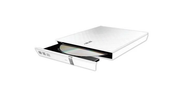 Asus SDRW-08D2S-U Lite išorinis DVD RW, USB2, baltas